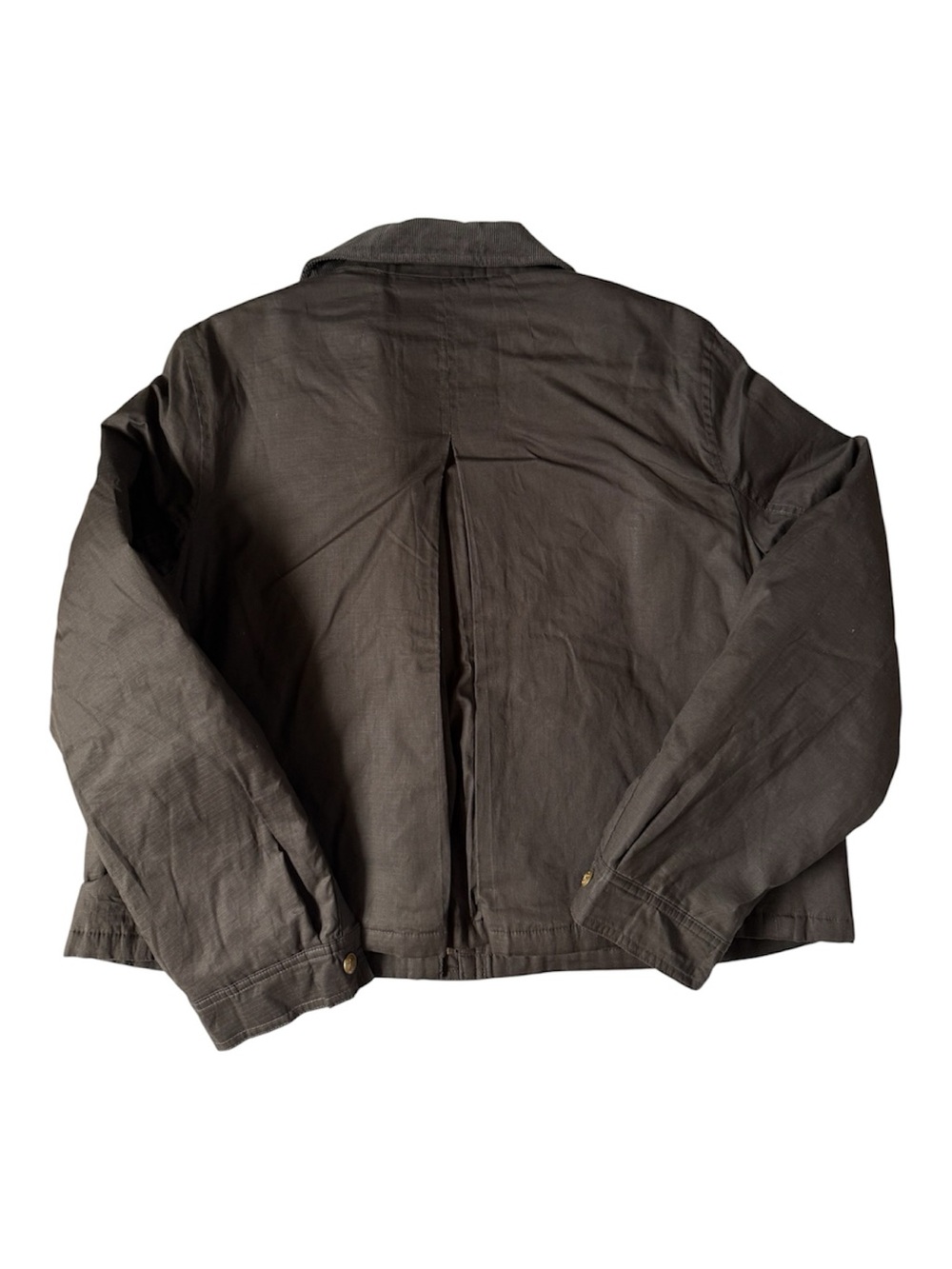J.Crew Cropped Barn Jacket Mossy Brown Large NWT - Picture 5 of 12